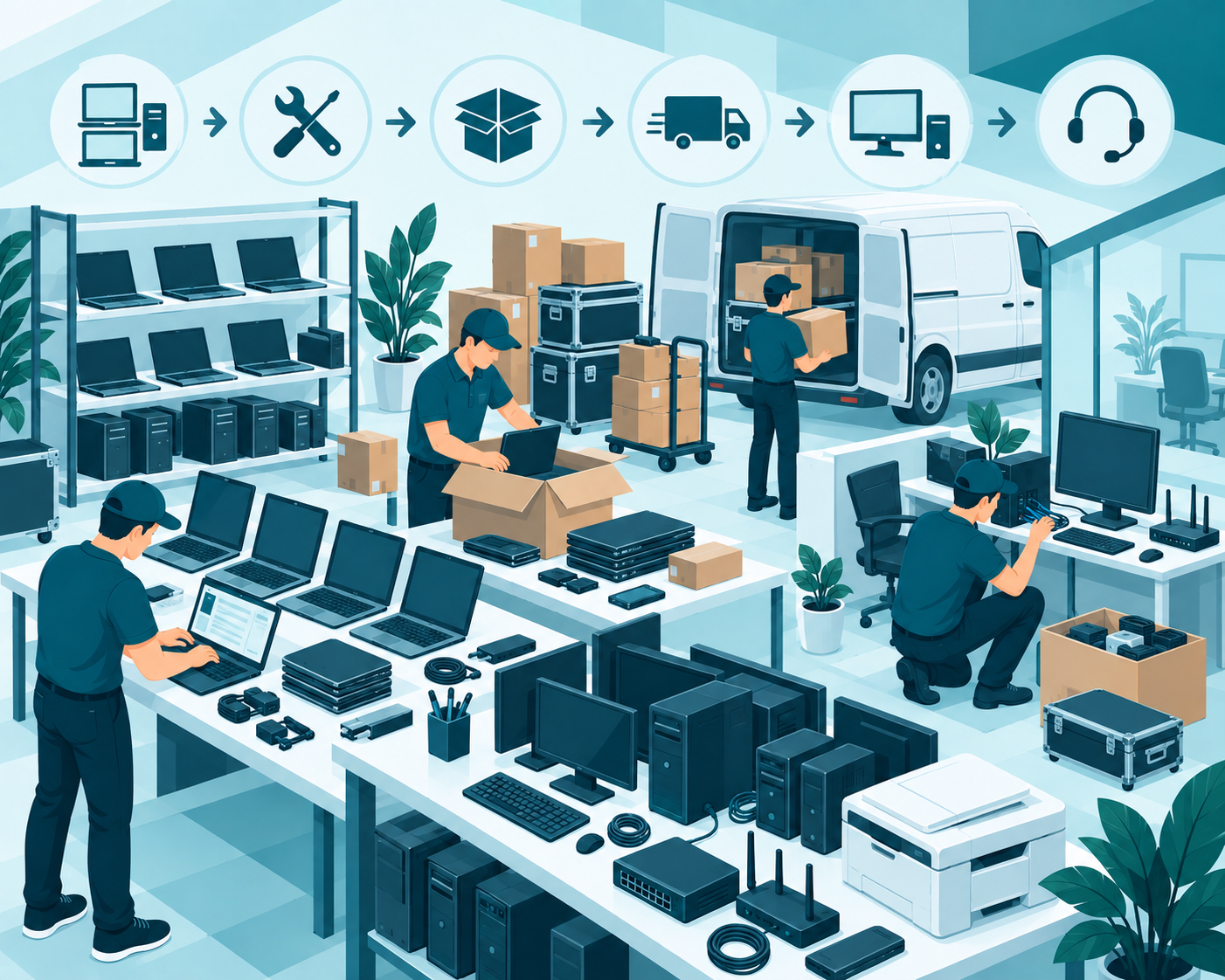 Flexible IT equipment rental services